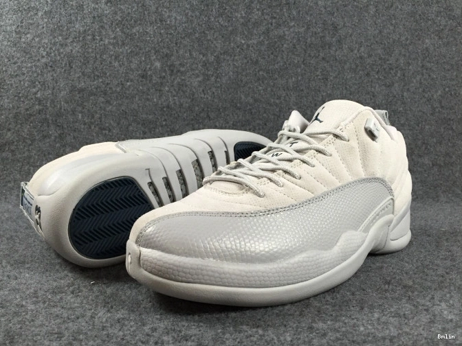 Bmlin Low Air 308317-002 Jordan 12 Suede Grey 0628